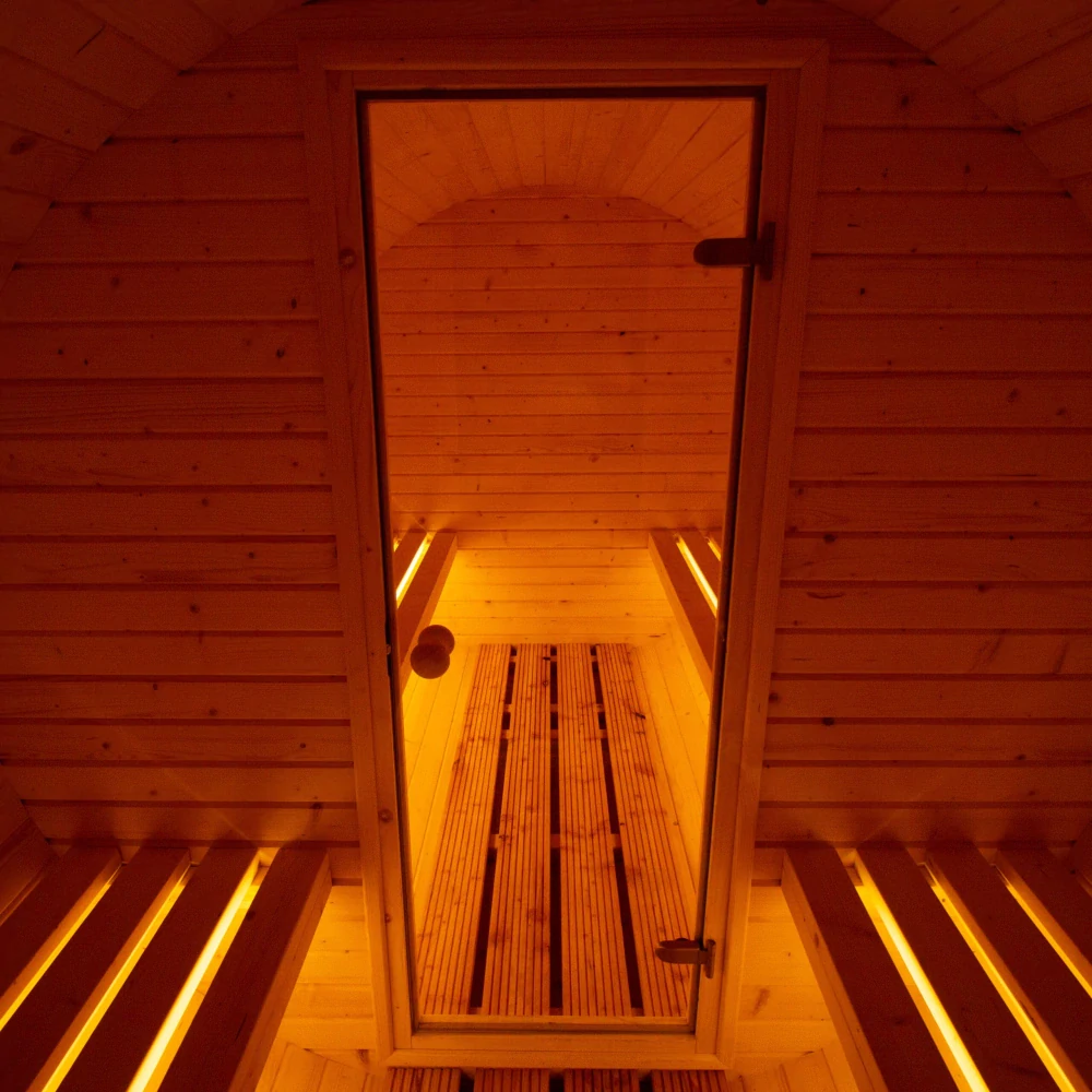 Sauna SUD 200 x 350 cm s převlékárnou