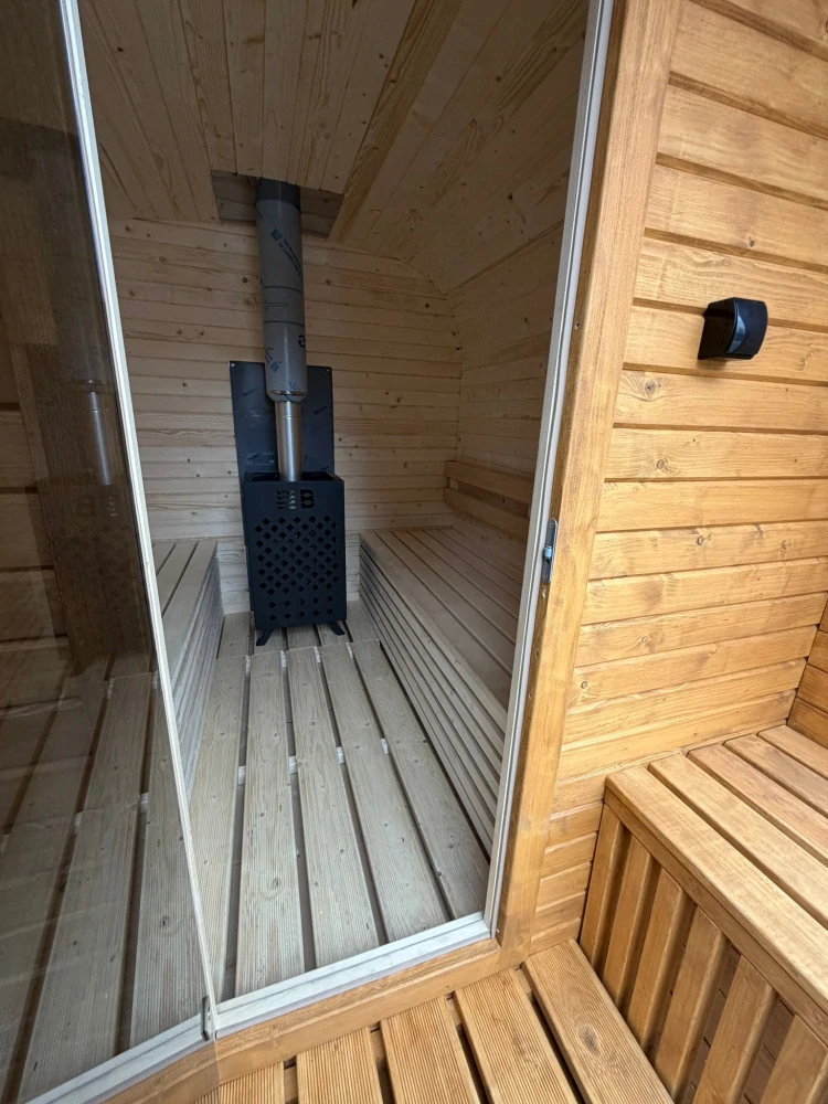 Sauna BOX LAM 200 x 250 cm s předsíní
