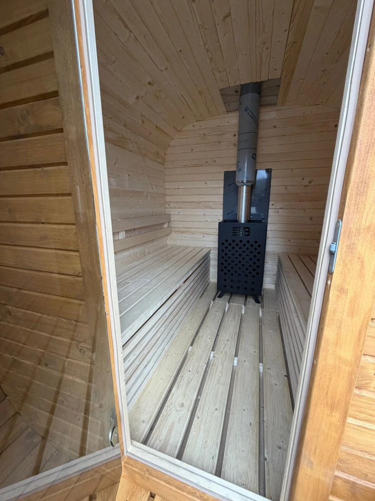 Sauna BOX LAM 200 x 250 cm s předsíní