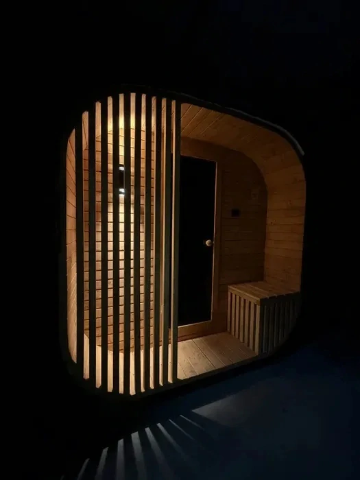 Sauna BOX LAM 200 x 250 cm s předsíní